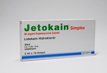 JETOKAIN SIMPLEX 20 MG/ML IV/IM/SC ENJEKSIYONLUK COZELTI